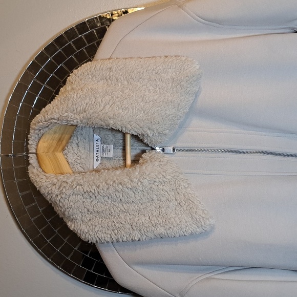 Athleta Westbound Sherpa Lined Modal Jacket New With Tag - Picture 7 of 16